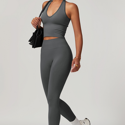 The Delight Halter Top Leggings 2-Piece Set