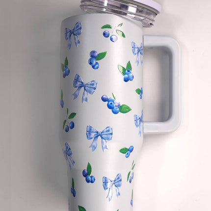 40oz SPILL FREE STAINLESS STEEL VACUUM TUMBLER