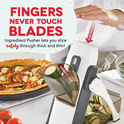 Safe Slice for Vegetables, Meal Prep & More with 30+ Presets