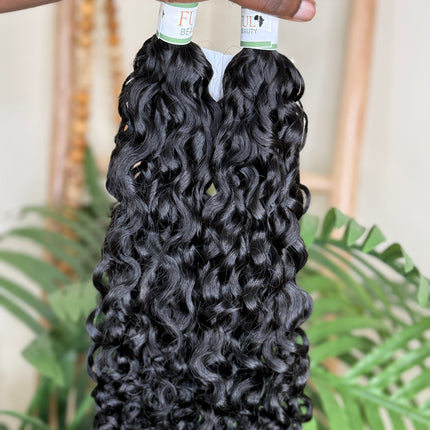 Water Curly Wefted Bundle