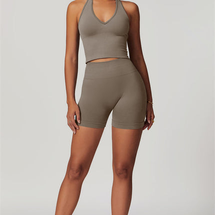 The Delight Halter Top Shorts 2-Piece Set