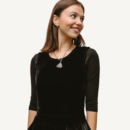 Elegant 3/4 Sleeve Halftee