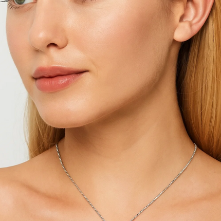 Evelyn Zirconia Heart Pendant Necklace