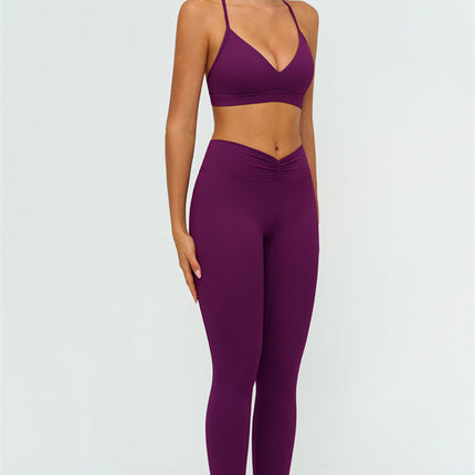 The Lushness Y-Back Sports Bra Leggings 2-Piece Set