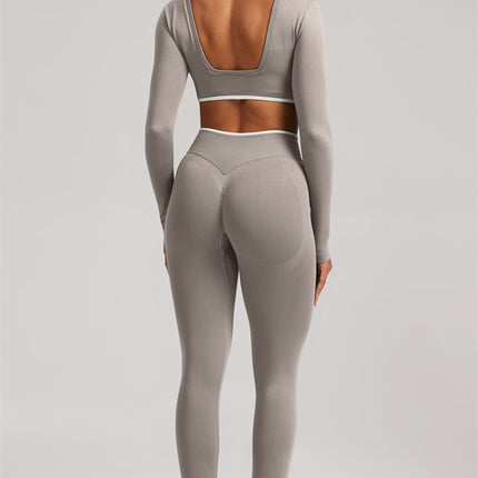 The Elevate New Long Sleeve Crop top