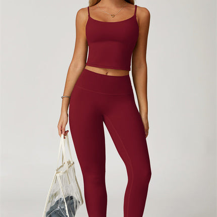 The Agile Crop Top Leggings 2-Piece Set