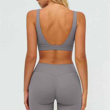 The Lushness V-Back Sports Bra Leggings 2-Piece Set