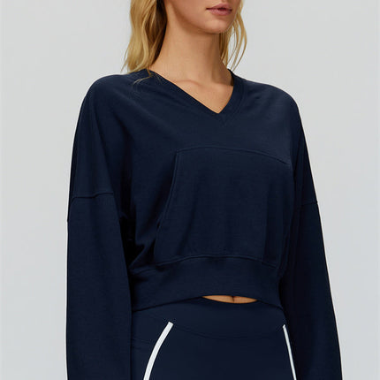 The Whisper V-Neck Hoodie