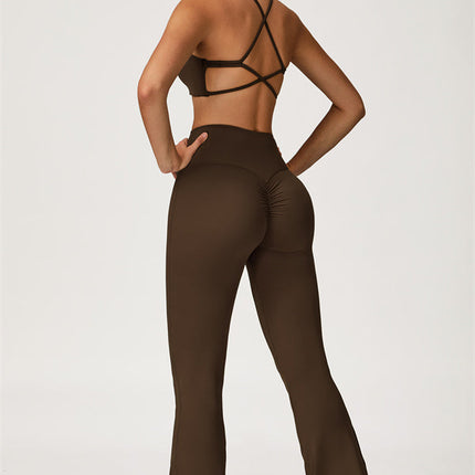 The Lily Sports Bra Flared Leggings 2-Piece Set