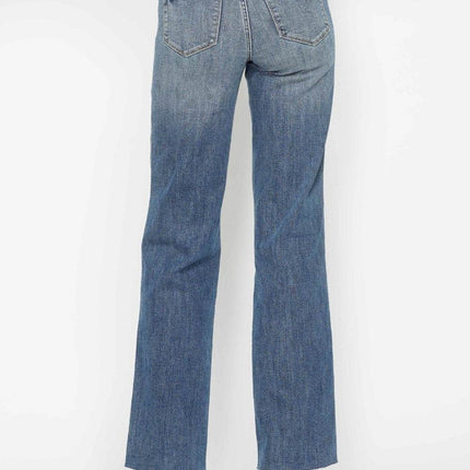Judy Blue Full Size Tummy Control Straight Women Jeans