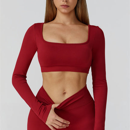 The Reign Long Sleeve Crop Top