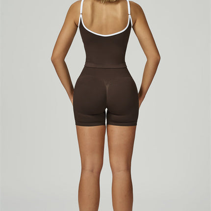 The Prime Line Crop Top Shorts 2-Piece Set