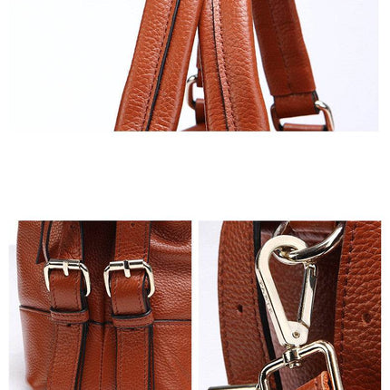 European And American Leather Top Layer Cowhide Bag For Ladies