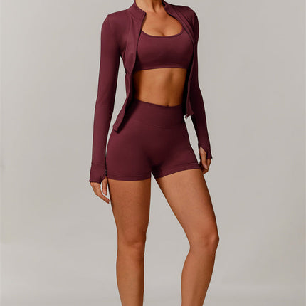The Nova Luxe Jacket Shorts 2-Piece Set