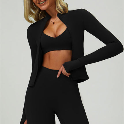 The Seraphine Jacket Sports Bra Leggings 3-Piece Set