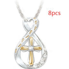 Twocolor cross / 8PCS