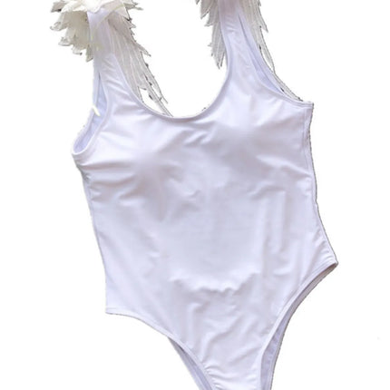 Backless Wide Strap Parent-Child Swimwear