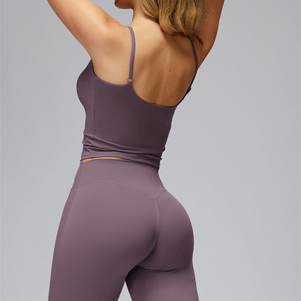 The FlexCore Crop Tank Flared Leggings 2-Piece Set