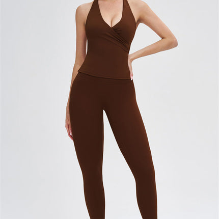 The Stride Crop Top Isabella Leggings 2-Piece Set