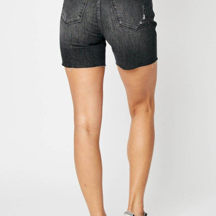 Judy Blue Full Size High Waist Tummy Control Denim Women Shorts