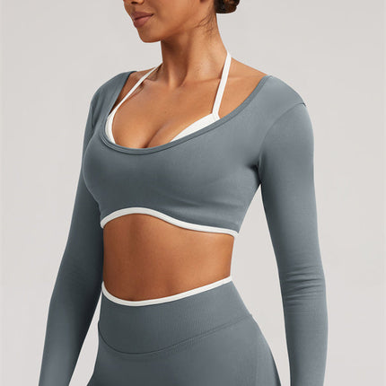 The Elevate Long Sleeve Crop top