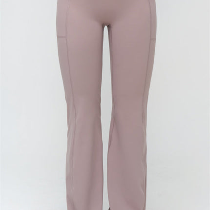 The BoldFit Crop Top Flared Leggings 2-Piece Set