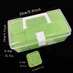 32 Grid Green / 23x12x9.5cm