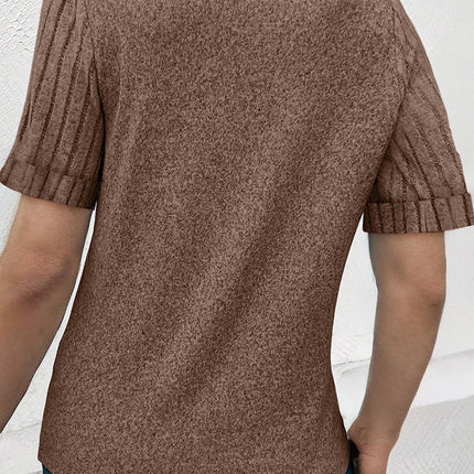 Women's Casual Short Sleeve T-Shirt Loose Fit Summer Top