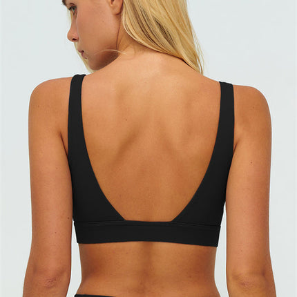 The Lushness V-Back Sports Bra Shorts 2-Piece Set