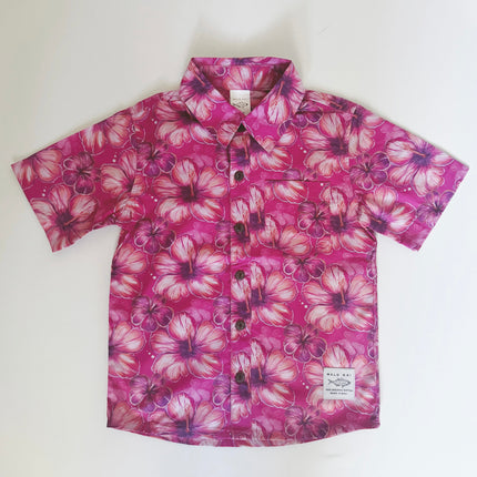 Hibiscus Hunny Kids Aloha Shirt