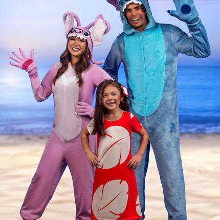 Lilo and Stitch Costume - Women's Deluxe Disney Lilo Dress with Hair Clip