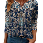 Small / Navy Blue Ethnic