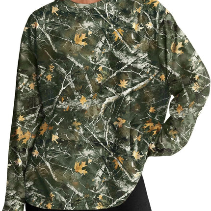 Women's Oversized Long Sleeve T-Shirt Casual Crewneck Basic Tee