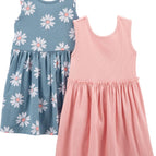 4 / Dusty Blue Floral/Pink