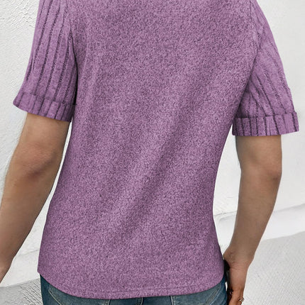 Women's Casual Short Sleeve T-Shirt Loose Fit Summer Top