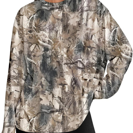 Women's Oversized Long Sleeve T-Shirt Casual Crewneck Basic Tee