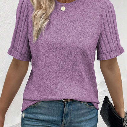Women's Casual Short Sleeve T-Shirt Loose Fit Summer Top
