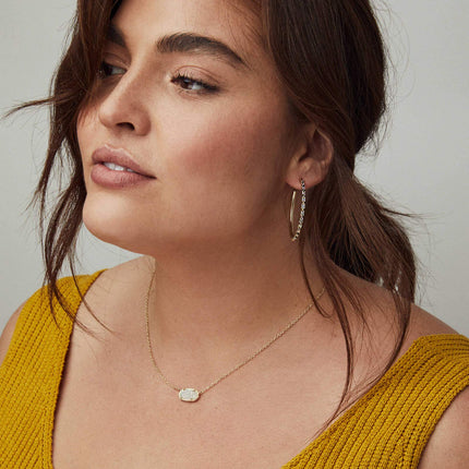 Kendra Scott Elisa Pendant Necklace - 14k Gold Plated Delicate Fashion Jewelry for Women
