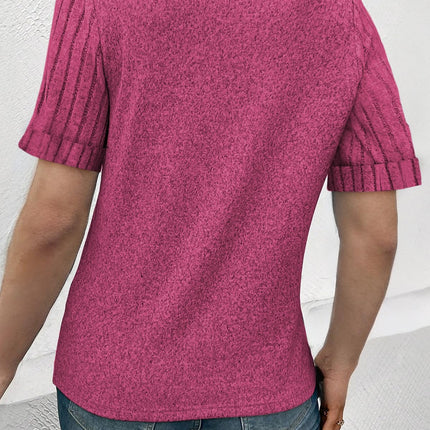 Women's Casual Short Sleeve T-Shirt Loose Fit Summer Top