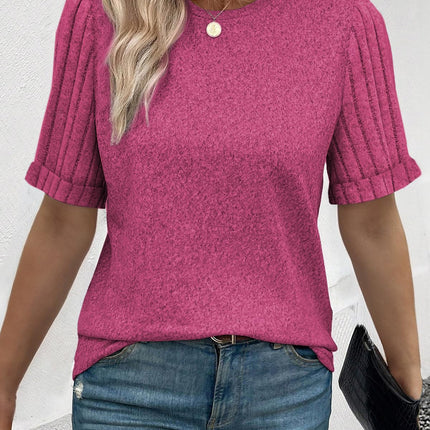 Women's Casual Short Sleeve T-Shirt Loose Fit Summer Top
