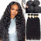 20 22 24 26 Inch / Deep Wave Bundles