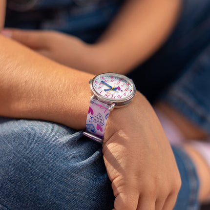 Kids Time Teacher Watch - Educational Analog Watch with Japanese Quartz Movement Ages 5-12