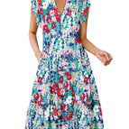 Medium / Navy Floral
