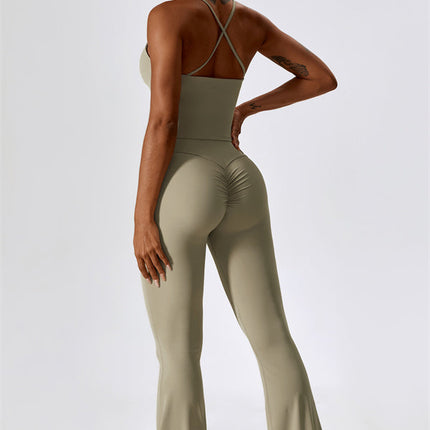 The Lily Belle Sports Bra Flared Leggings 2-Piece Set