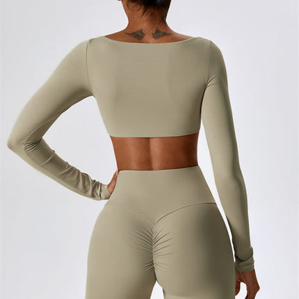 The Lily Belle Crop Top Flared Leggings 2-Piece Set
