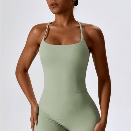 The Lily Belle Sports Bra Flared Leggings 2-Piece Set