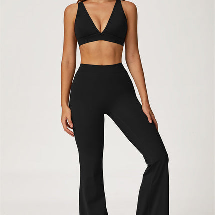 The Axis Sports Bra Flared Leggings 2-Piece Set