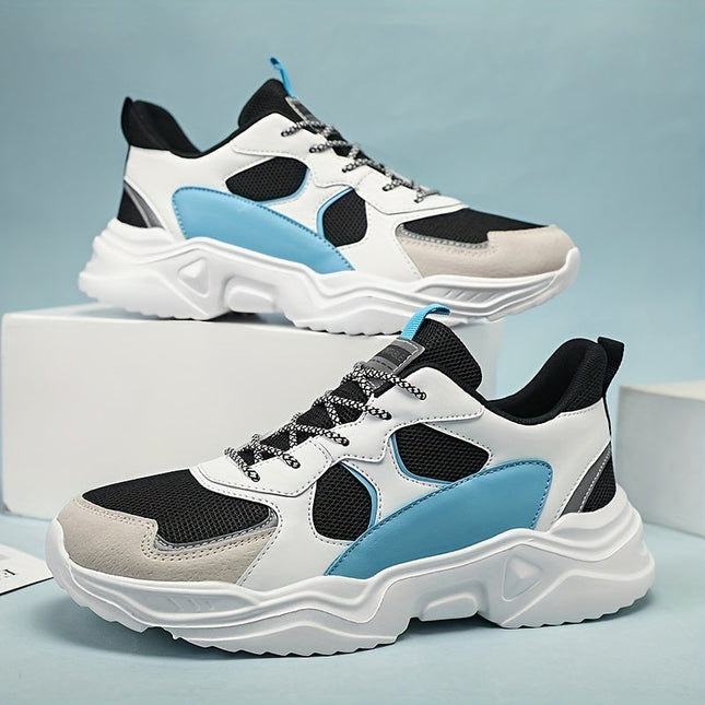 Men's Fashion Platform Sneakers - Casual Athletic Shoes
