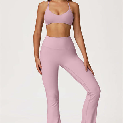 The Lily Sports Bra Flared Leggings 2-Piece Set