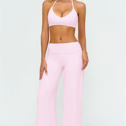 The Twirl Sports Bra New Straight Leg Pants 2-Piece Set